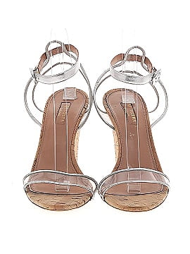 Aquazzura Metallic leather and PVC Wedges (view 2)