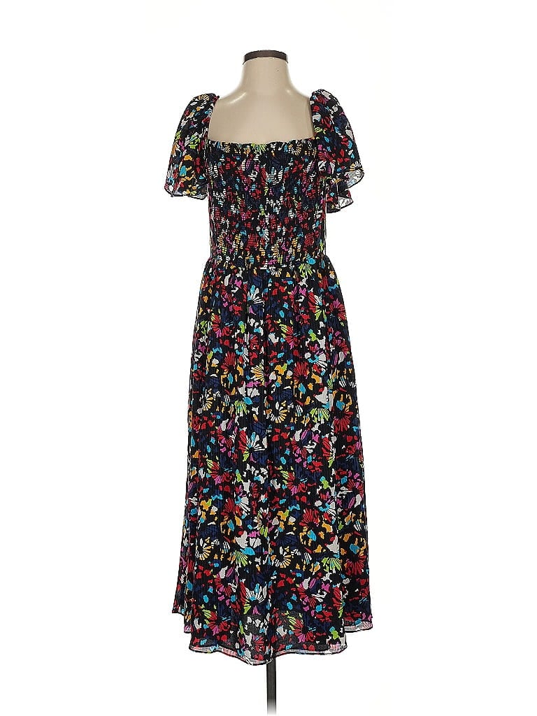 Tanya Taylor 100% Silk Floral Black Casual Dress Size S - photo 1