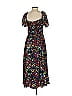 Tanya Taylor 100% Silk Floral Black Casual Dress Size S - photo 2
