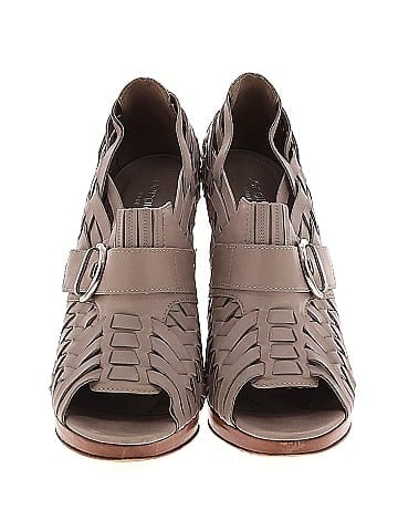 Sergio Rossi Woven Leather Heels (view 2)