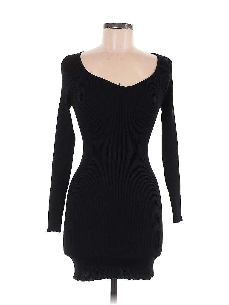 Pre-owned Solutions Cocktail Dress In Black