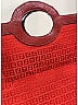 Fendi Red  Zucca Canvas Runaway Shopper Satchel One size - photo 9