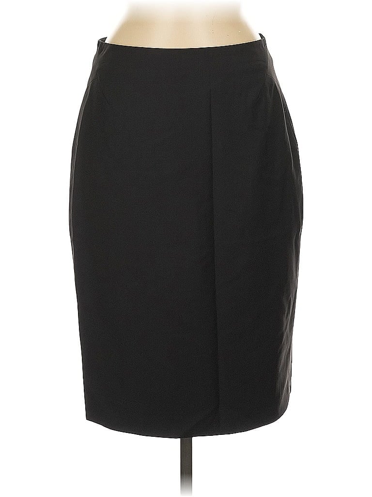 Pre-owned Ann Taylor Wool Skirt In Black