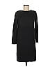Piazza Sempione Solid Black Casual Dress Size EU (IT) 42 / US 6 - photo 1