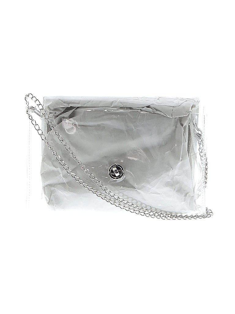 Unbranded Metallic Silver White Shoulder Bag One size - photo 1