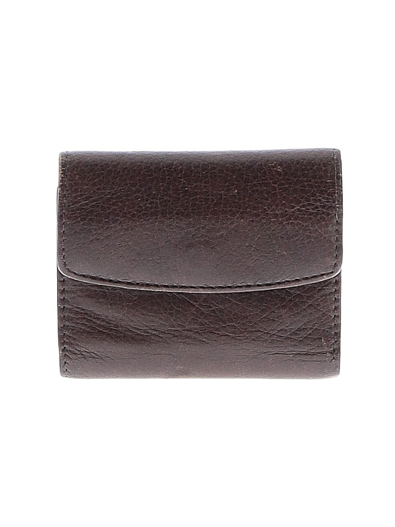 Buxton 100% Leather Burgundy Brown Leather Wallet One size - photo 1
