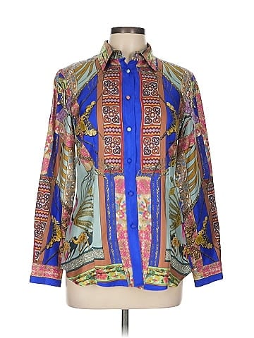 ETRO Long Sleeve Silk Top (view 1)
