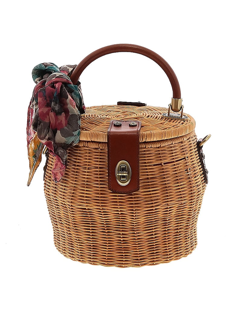 Patricia Nash Tweed Brown Tan Satchel One size - photo 1