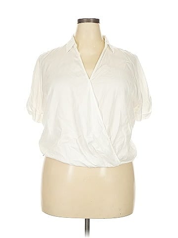 Lou & Grey for LOFT Short Sleeve Blouse (view 1)