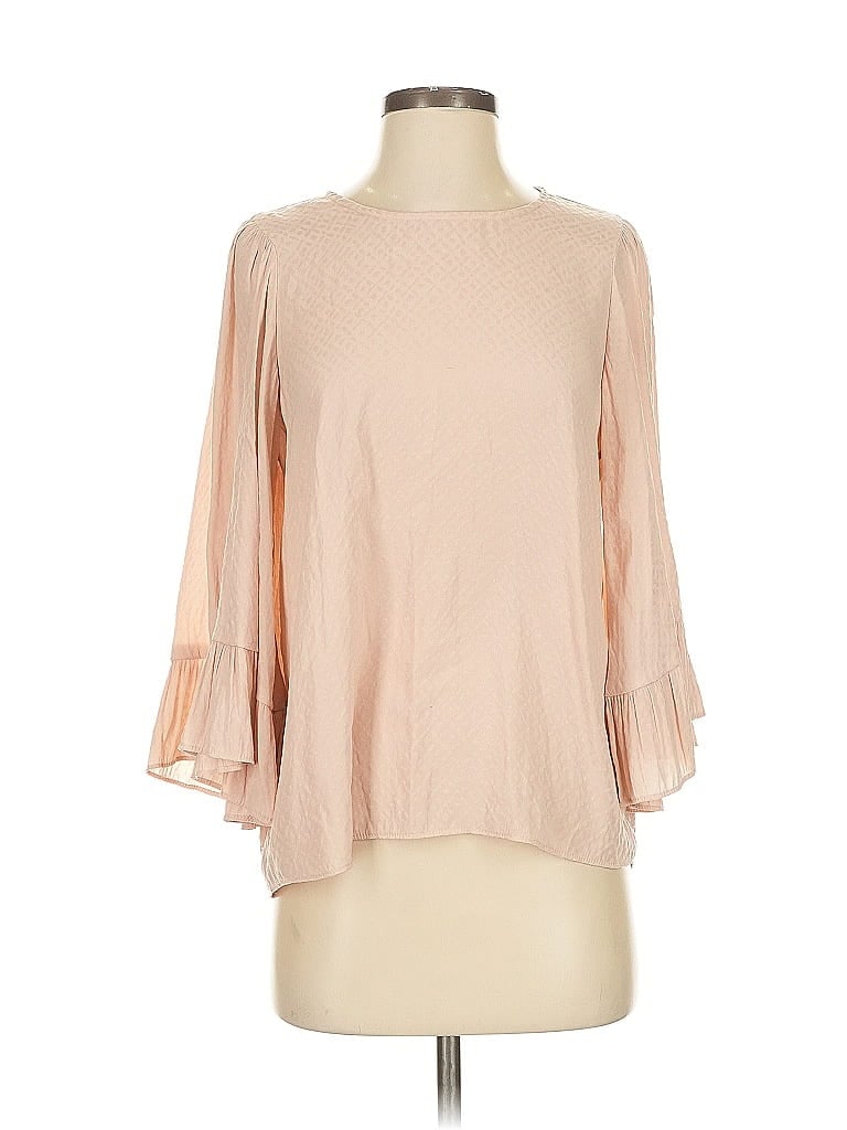 Click to view more detailed imagery on our partner's website Pre-owned Drew 3/4 Sleeve Blouse In Brown