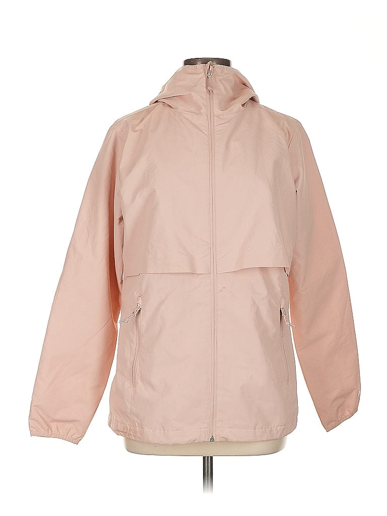 C9 By Champion 100% Polyester Solid Pink Ivory Windbreaker Size M - photo 1