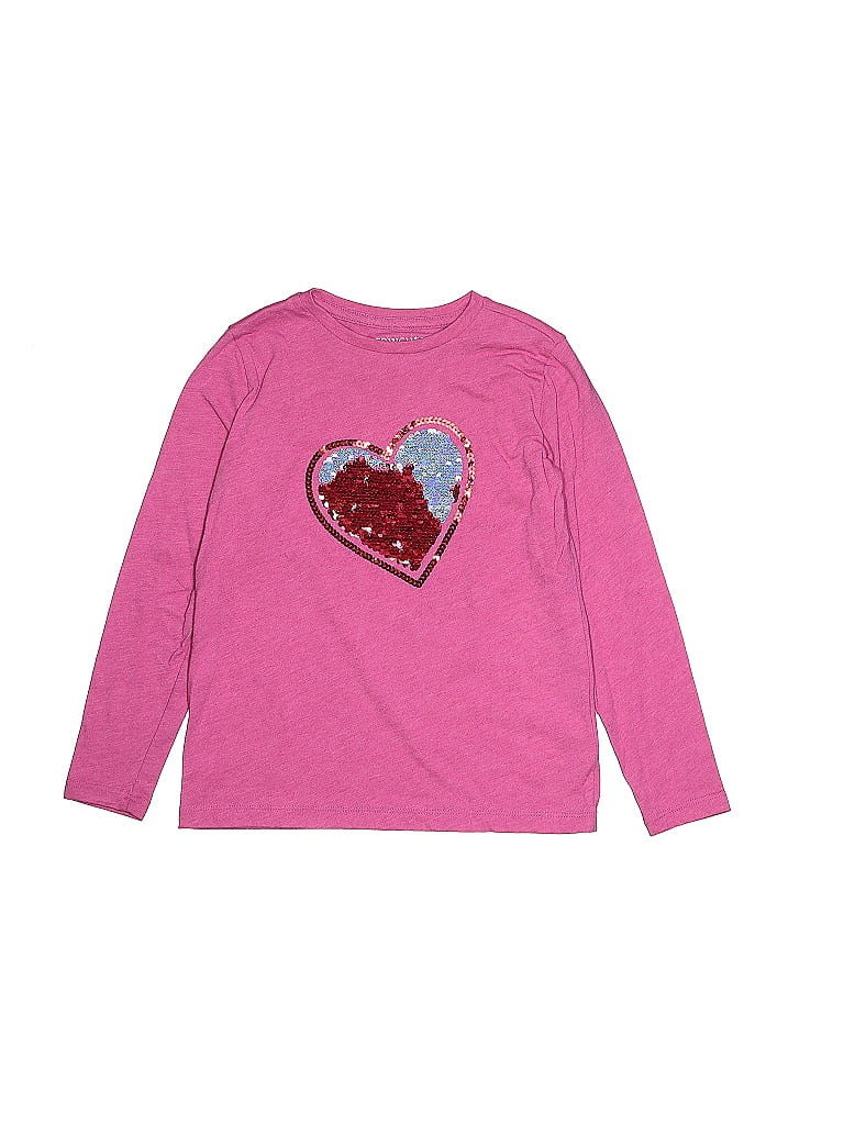 Crewcuts Outlet Pink Long Sleeve T-Shirt Size 6 (big kids) - photo 1