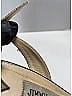 Jimmy Choo Silver Gold Glitter fabric India slingback sandals Size EU 38 - photo 10