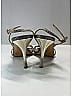 Jimmy Choo Silver Gold Glitter fabric India slingback sandals Size EU 38 - photo 5