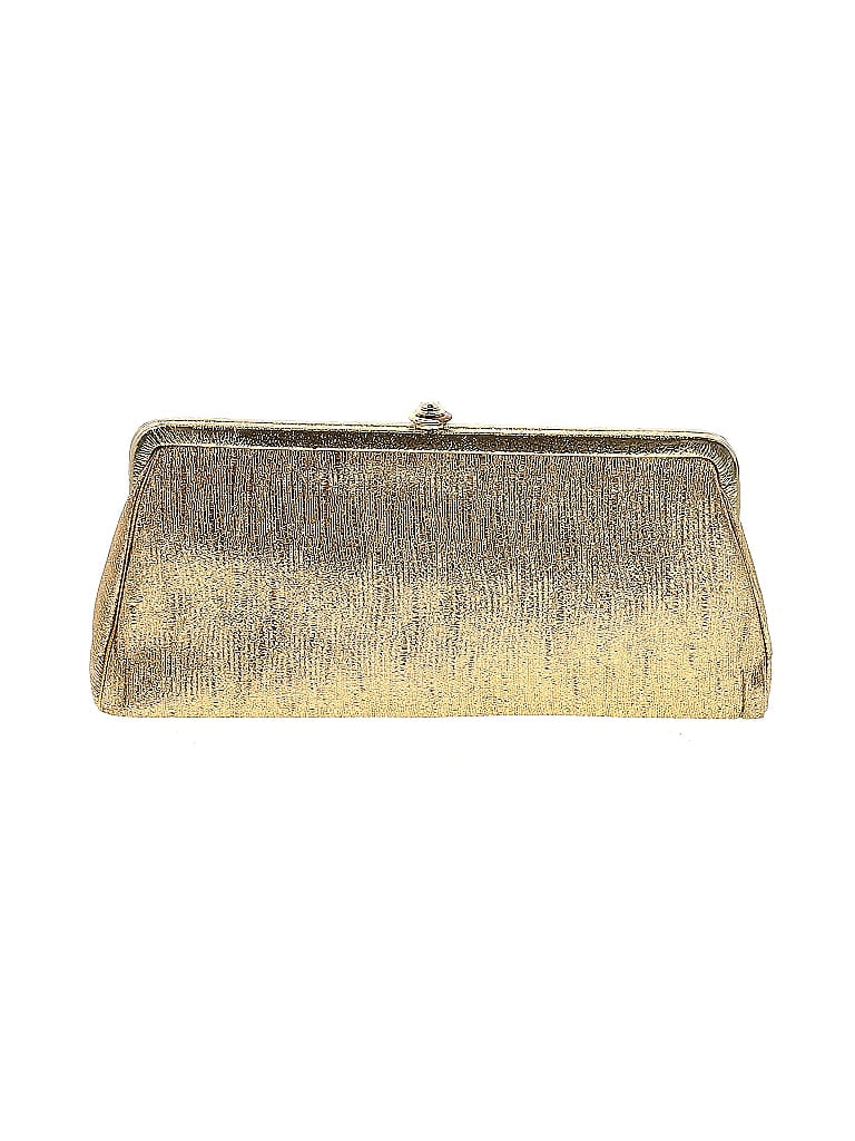 Unbranded Metallic Gold Clutch One size - photo 1
