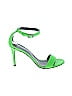 Barneys New York Color Block Green Heels Size EU 38 - photo 1