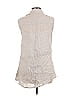 XCVI 100% Cotton Tan Vest Size L - photo 2