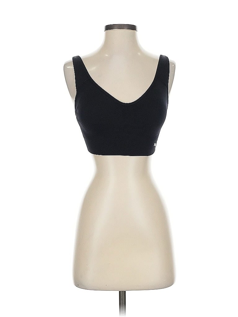 Pre-owned Puma Tank Top Black Strapless Neckline Tops