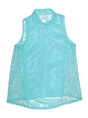 Arizona Jean Company Sleeveless Button-Down Shirt (view 1)