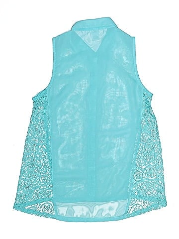 Arizona Jean Company Sleeveless Button-Down Shirt (view 2)
