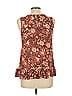 C&C California 100% Viscose Brown Sleeveless Blouse Size L - photo 2