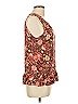 C&C California 100% Viscose Brown Sleeveless Blouse Size L - photo 4