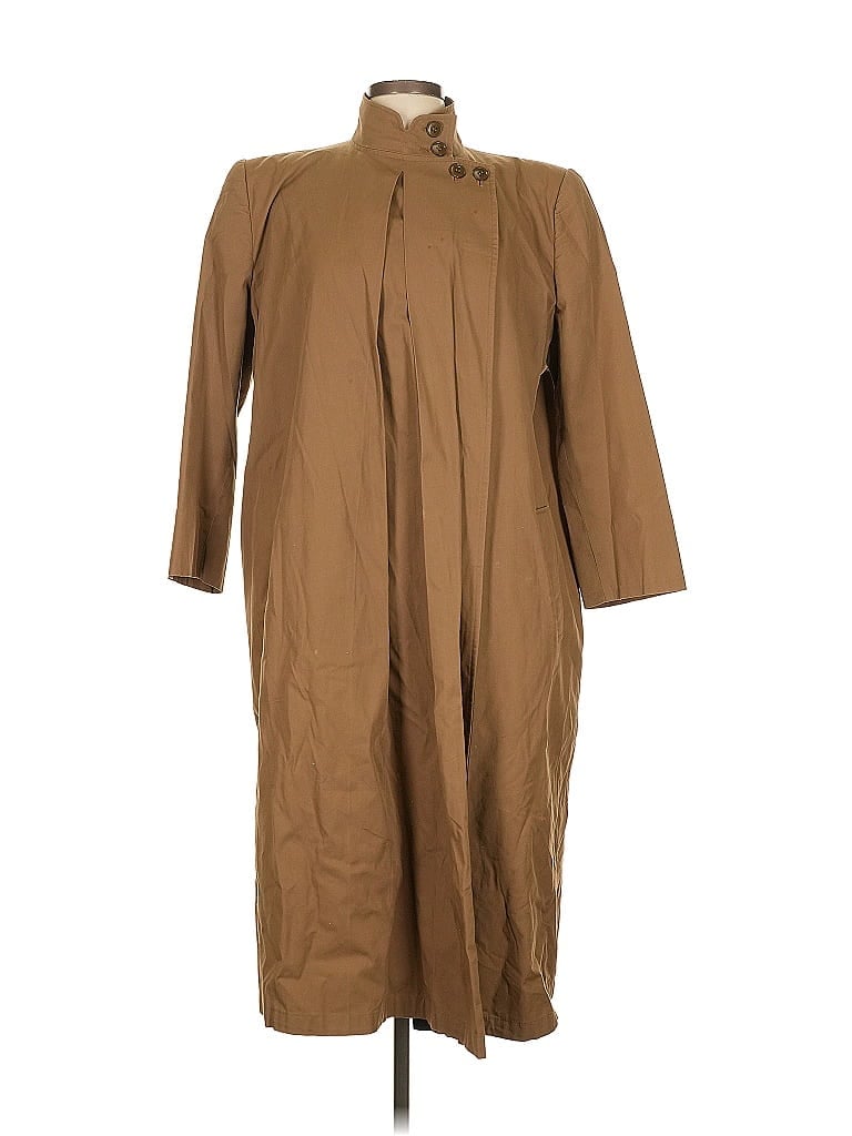 Giorgio Armani Brown Tan Trenchcoat Size L - photo 1