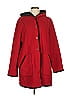 Susan Graver 100% Polyester Red Coat Size L - photo 1