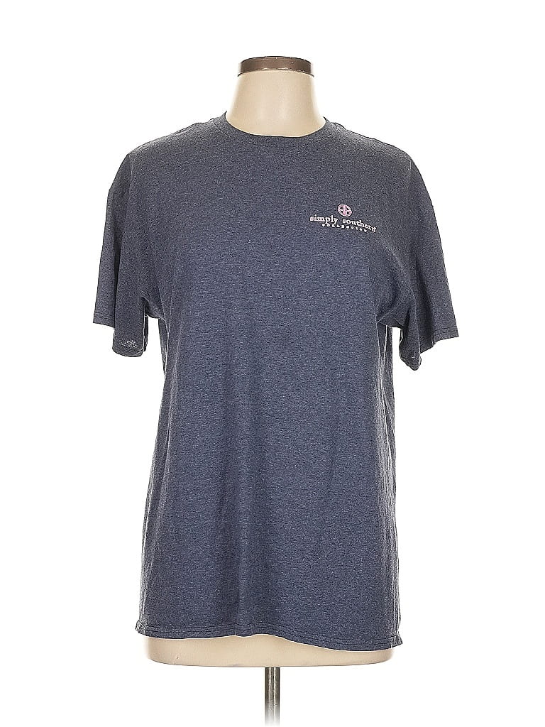 Simply Southern Gray Short Sleeve T-Shirt Size L - photo 1