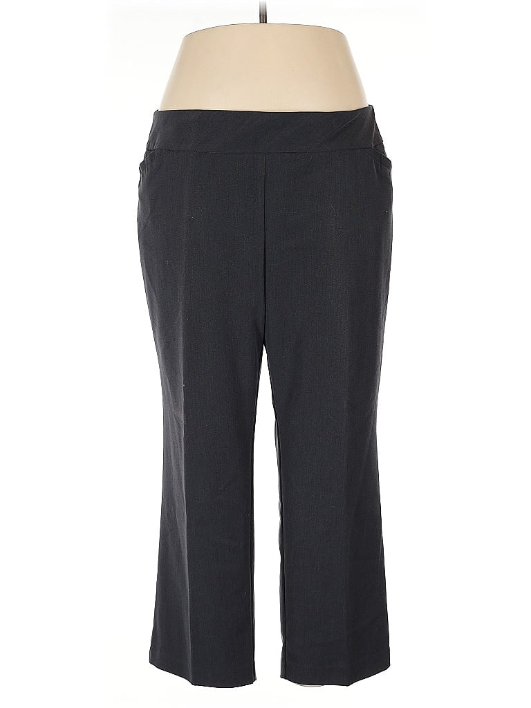 Avenue Solid Gray Dress Pants Size 16 (petite) - photo 1