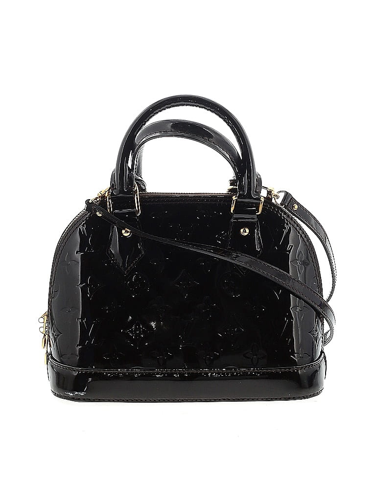 Louis Vuitton Black Brown Monogram Vernis Alma Handbag  BB One size - photo 1
