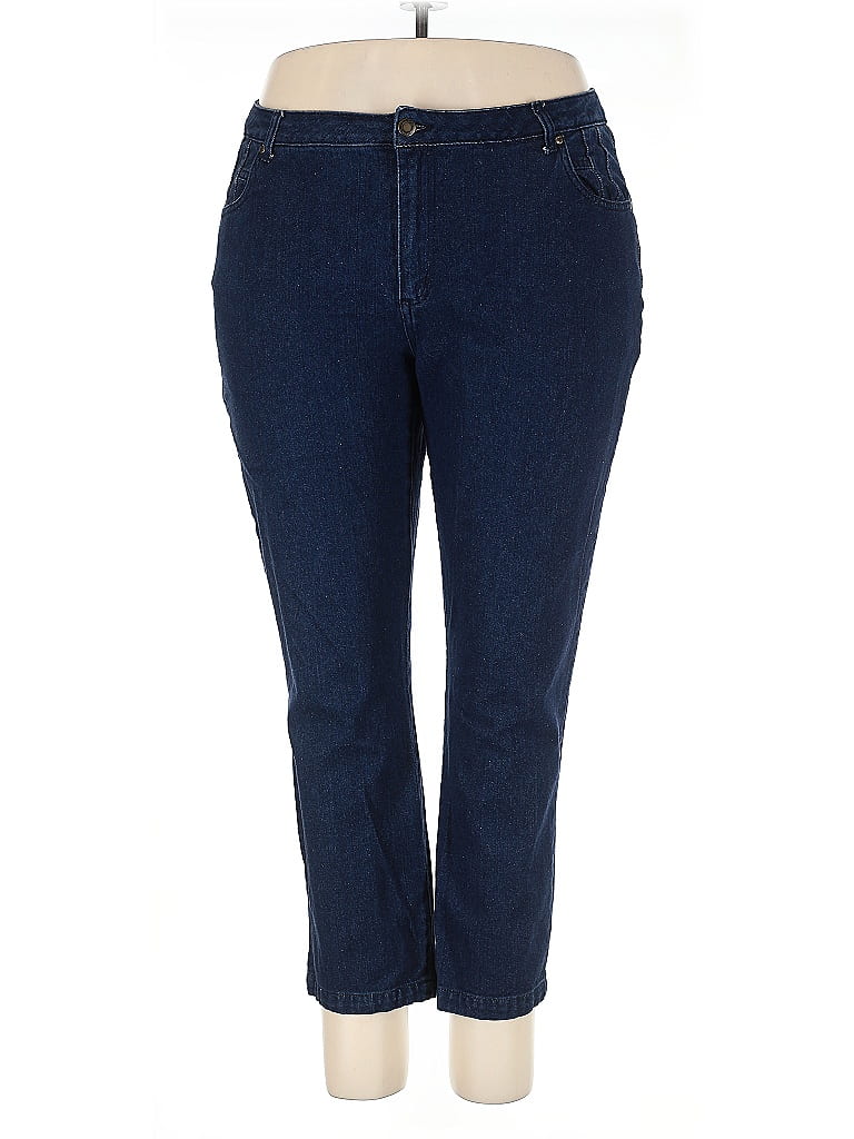 Jessica London 100% Cotton Blue Jeans Size 20 - photo 1