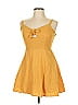 Speechless Yellow Sleeveless Top Size L - photo 1