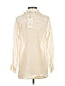 Zara Metallic Ivory Long Sleeve Blouse Size XS - photo 2