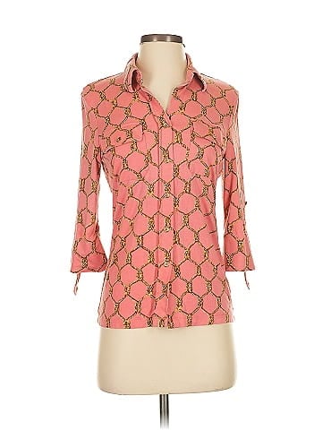 J. McLaughlin 3/4 Sleeve Silk Top (view 1)