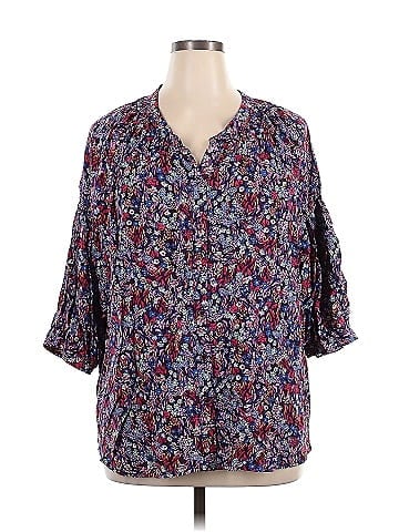 Dear John 3/4 Sleeve Blouse (view 1)