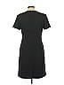 Donna Morgan Solid Black Casual Dress Size 10 - photo 2