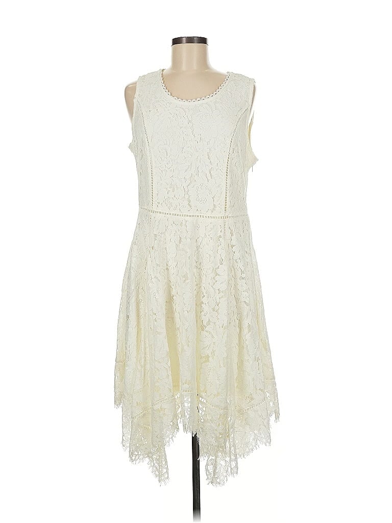 ISAAC MIZRAHI LIVE Pre-owned Cocktail Dress In White