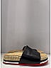 Moncler 100% Leather Black  Evelyne Espadrille Slide Sandals Size EU 36 - photo 10