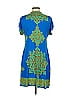 Hale Bob 100% Silk Paisley Blue Casual Dress Size S - photo 2