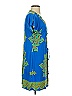 Hale Bob 100% Silk Paisley Blue Casual Dress Size S - photo 4