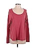 ALTERNATIVE Solid Burgundy Long Sleeve T-Shirt Size S - photo 1