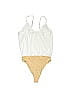 WAYF 100% Polyester Gold Bodysuit Size XS - photo 2