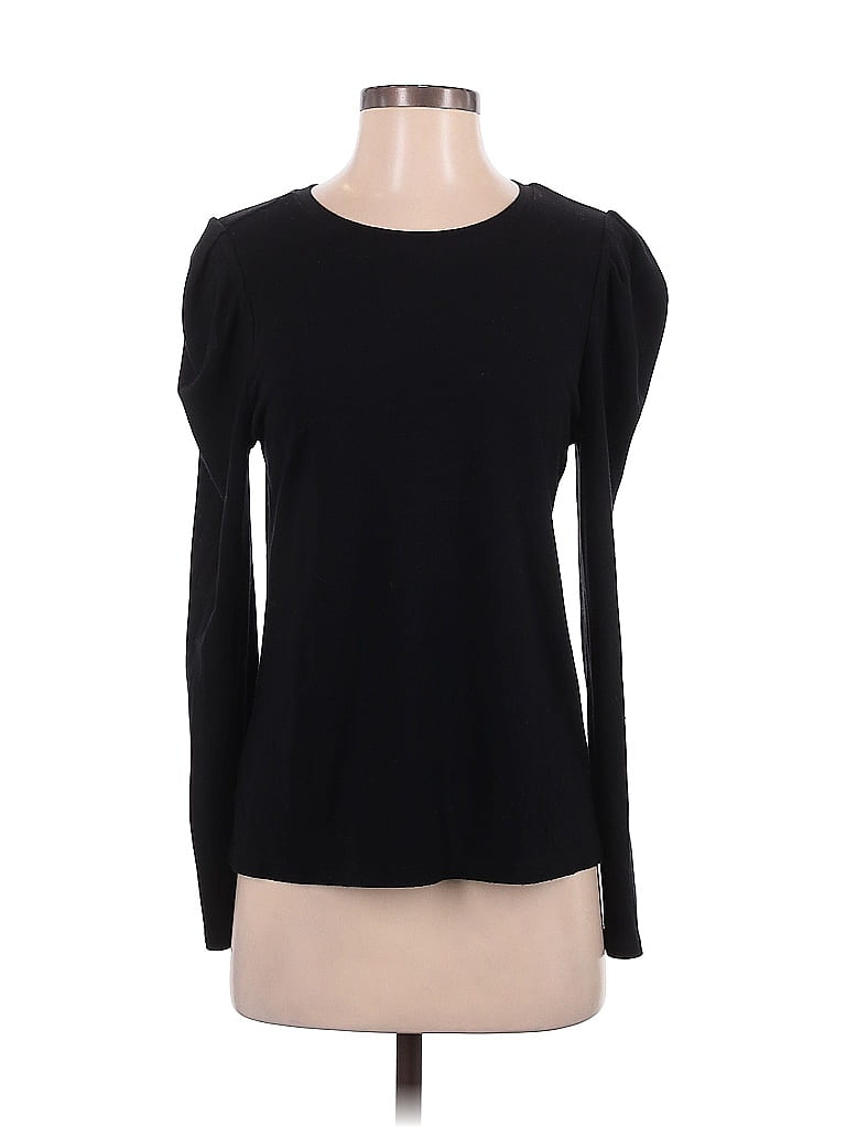 Ann Taylor Factory Black Long Sleeve T-Shirt Size S - photo 1