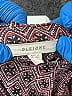 Pleione 100% Polyester Burgundy 3/4 Sleeve Blouse Size L - photo 3