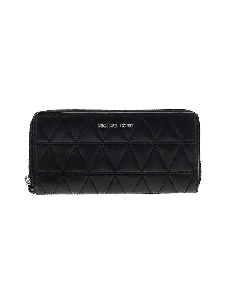 MICHAEL Michael Kors 100% Leather Black Leather Wallet One size - photo 1