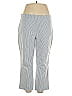 Hilary Radley Silver Casual Pants Size XXL - photo 1