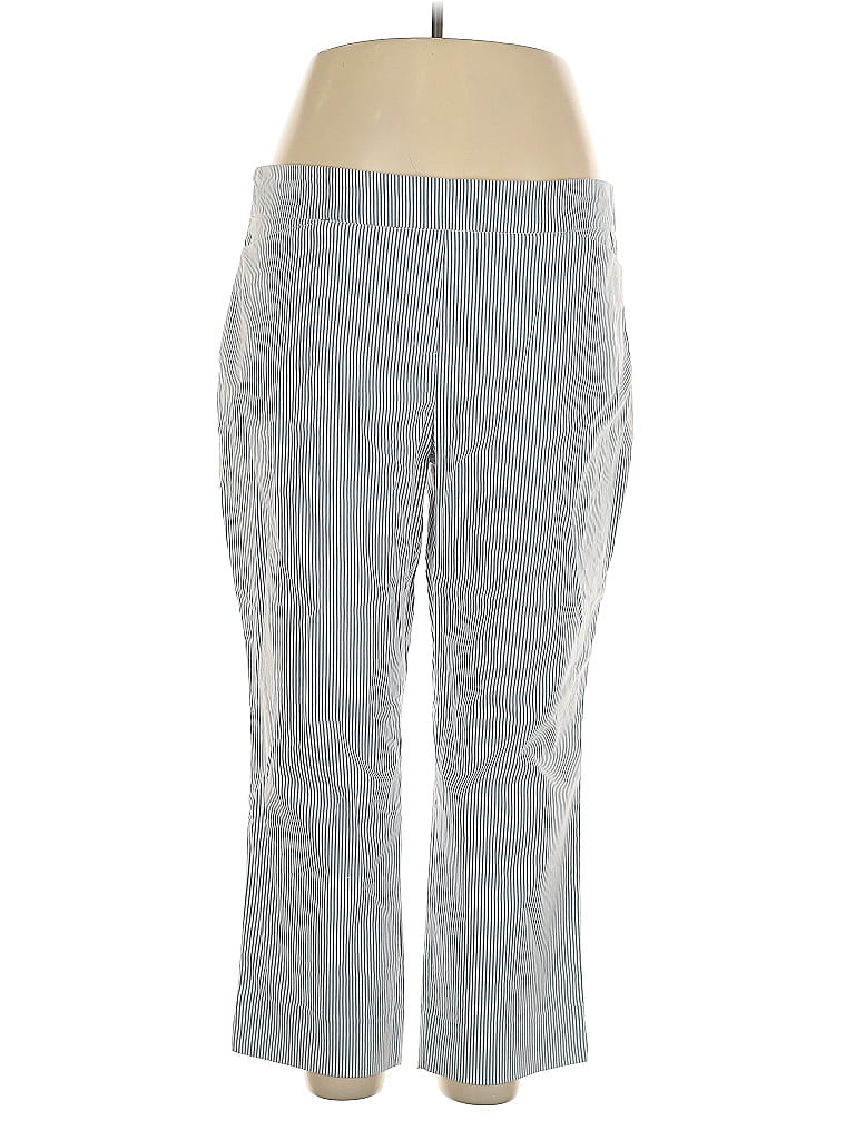 Hilary Radley Silver Casual Pants Size XXL - photo 1