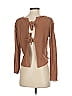 Polly 100% Polyester Brown Long Sleeve Top Size 4 - photo 2