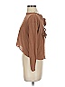 Polly 100% Polyester Brown Long Sleeve Top Size 4 - photo 5
